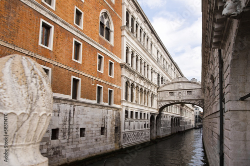 Buildings along a canal, Venice, Veneto, Italy