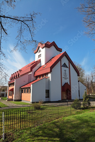 Quadro em tela The new Apostolic Church, the city of Kaliningrad, Russia