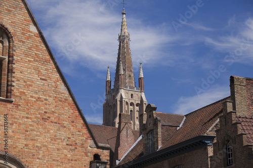 The Saint Salvador Cathedral in Bruges