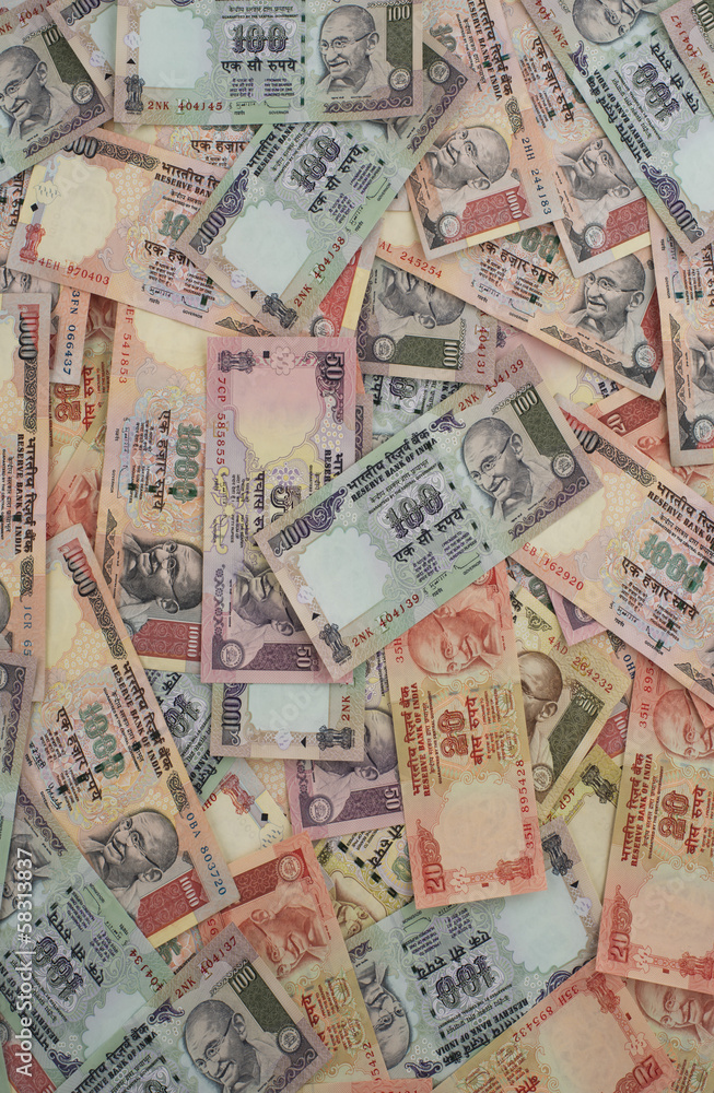 Variations of Indian Rupees