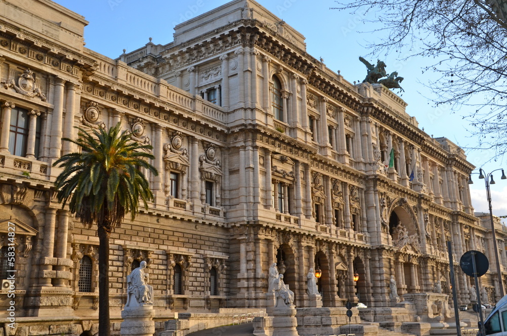 The Palace of Justice in Rome, Italy