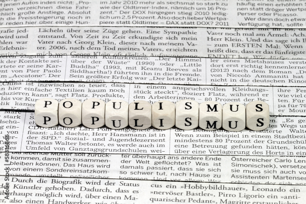 Obraz premium populizm