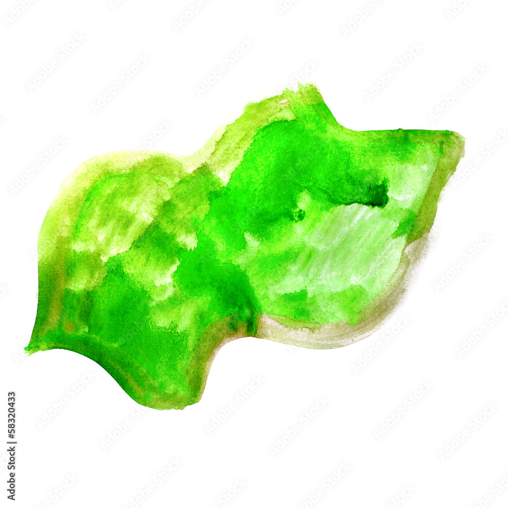 watercolor Green Table blot hand isolated stain raster illustrat watercolor Green Table blot hand isolated stain raster illustrat