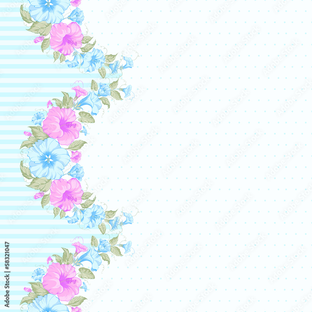 Pink flower seamless pattern Pink flower seamless pattern