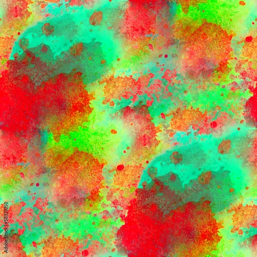 green red seamless art macro texture watercolors background © maxximmm