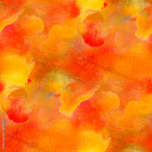 orange yellow macro watercolor seamless texture and paint stains