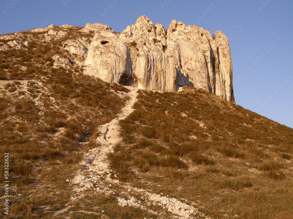 Chalk Mountain. Donetsk region.