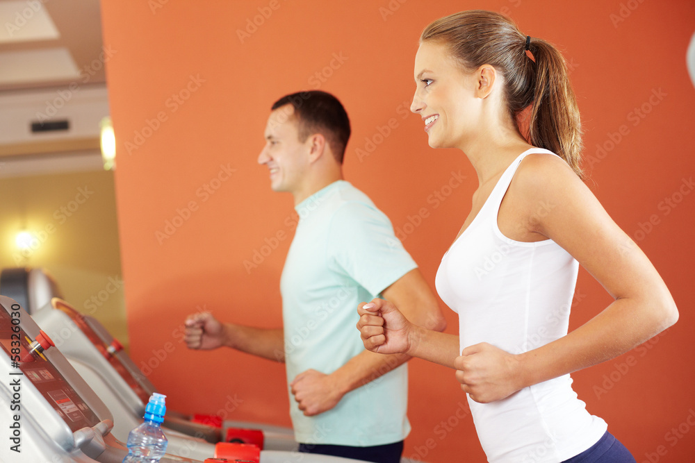 Obraz premium Training in gym