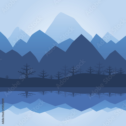 Mountain Silhouette
