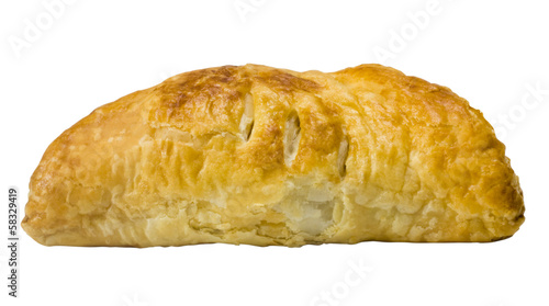 Close-up of a stuffed pastry