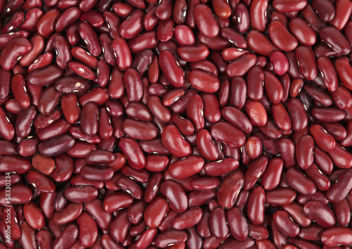 Red kidney beans background photo
