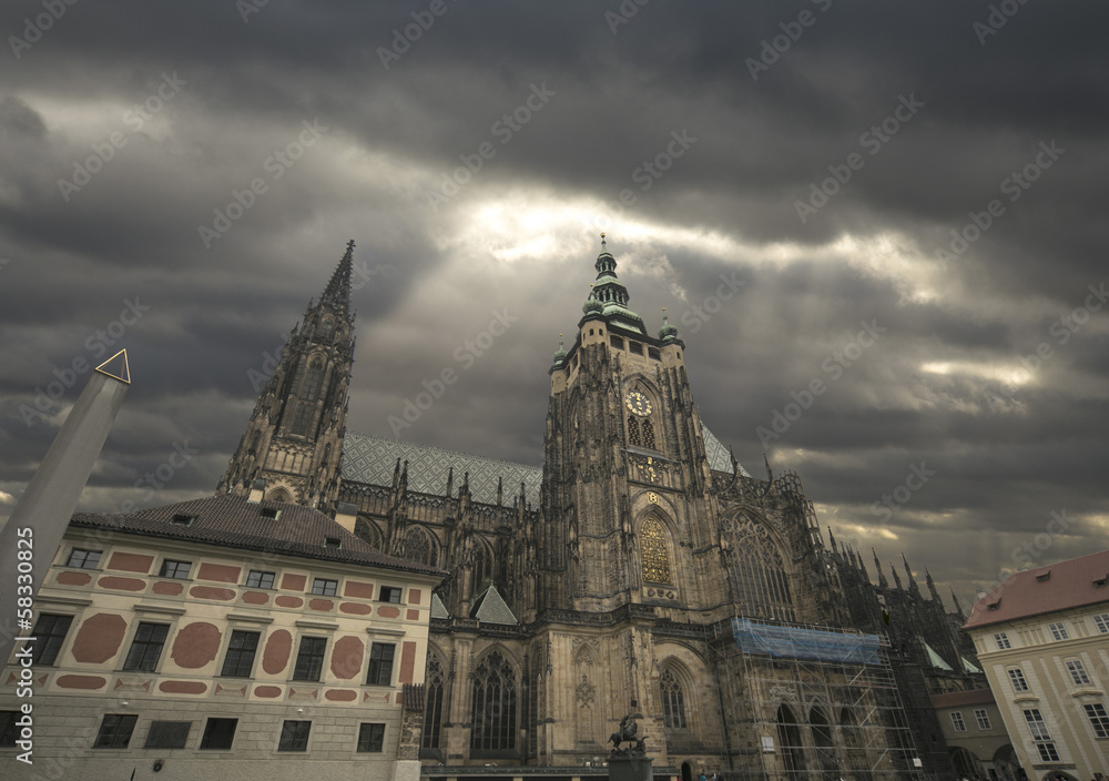 Fototapeta premium St. Vitus cathedral, Prague