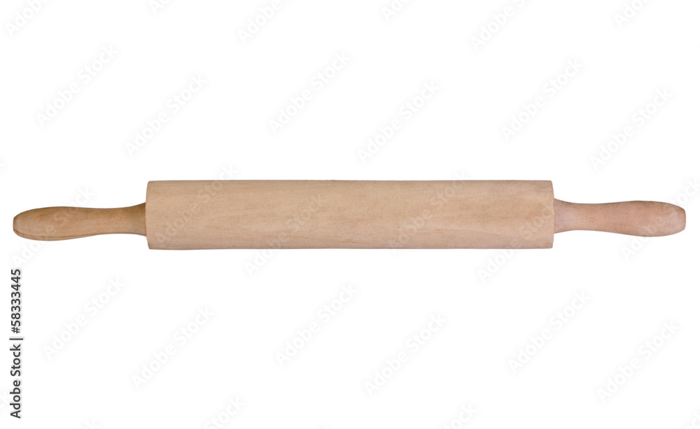 Close-up of a rolling pin Close-up of a rolling pin