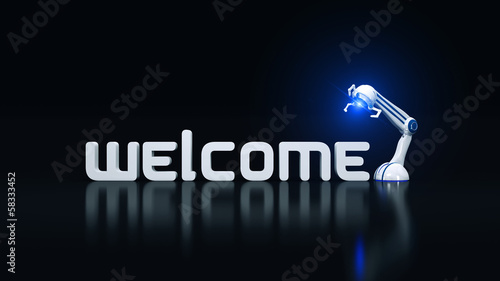 welcome robotic