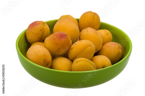 Ripe apricots