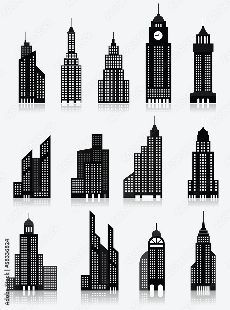 Skyscrapper icons