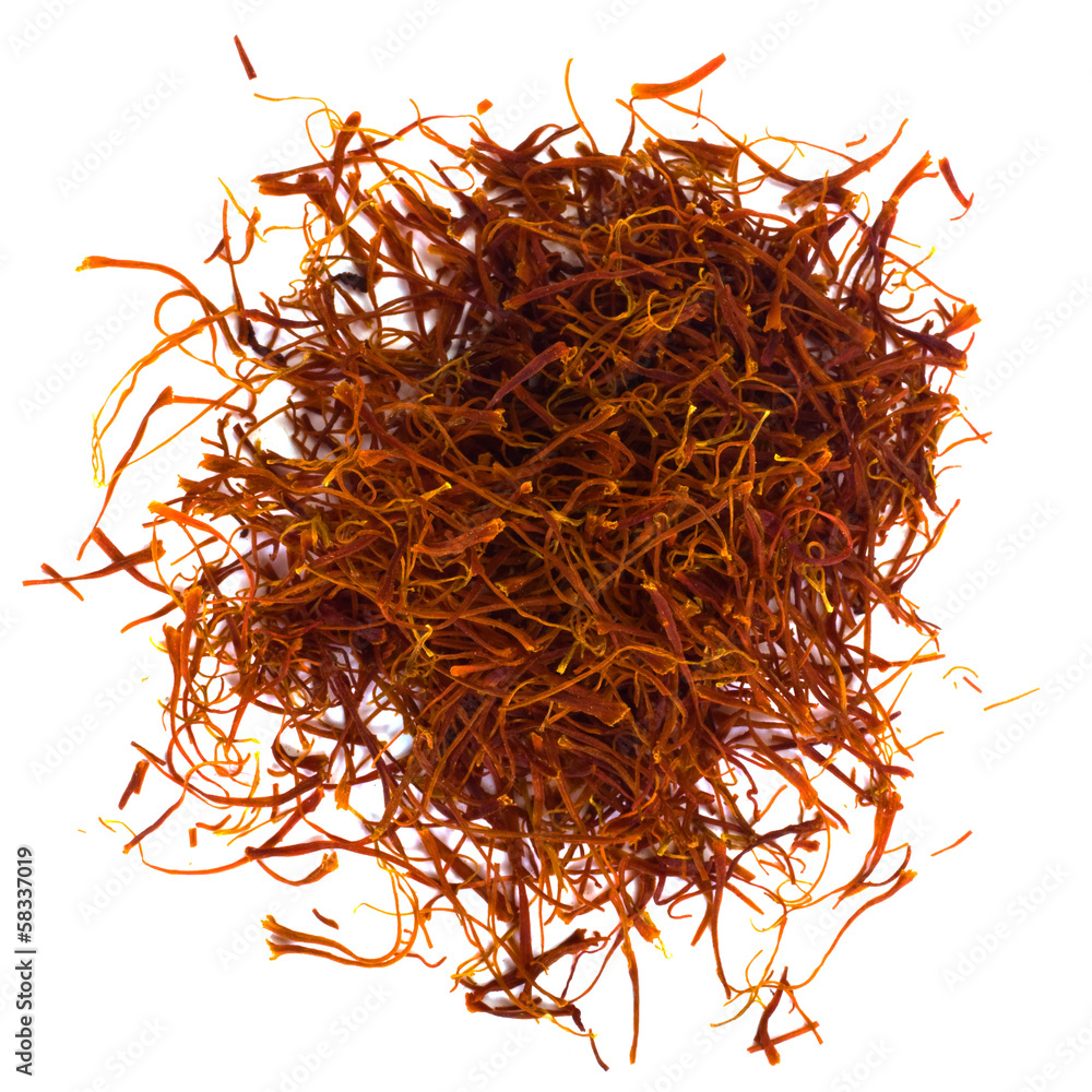Fototapeta premium Close-up of a heap of saffron