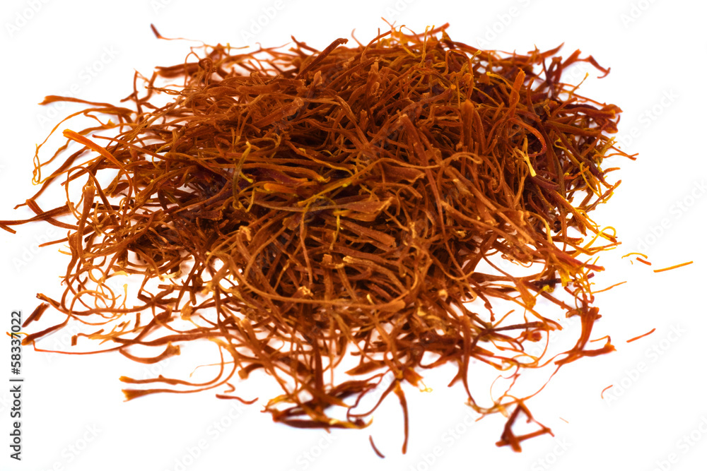 Fototapeta premium Close-up of a heap of saffron