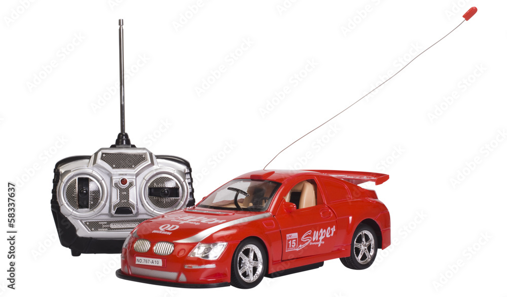 Remote controlled toy car with a game controller Stock Photo Adobe Stock
