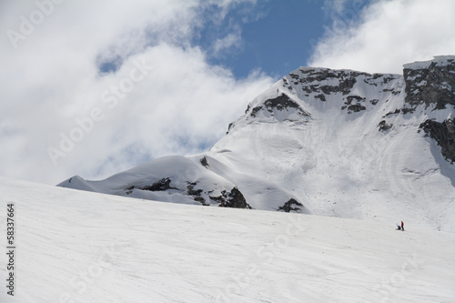 The mountains in Krasnaya Polyana, Sochi, Russia