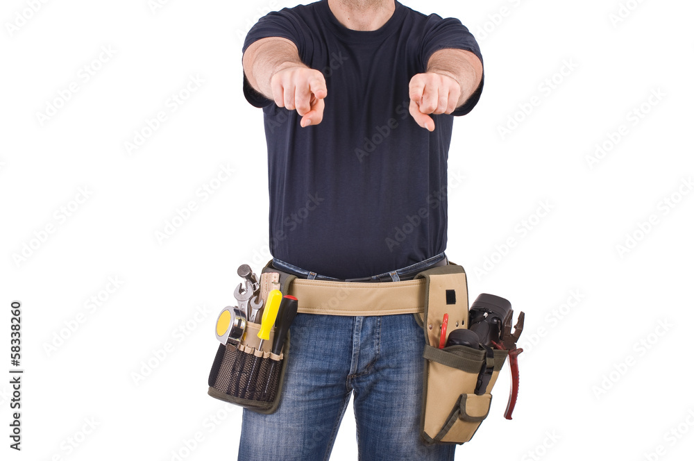 Blue collar worker. Blue collar worker.