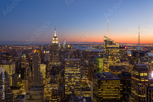 New-york coucher du soleil © asab974