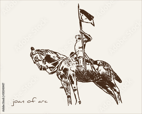 joan of arc -  statue