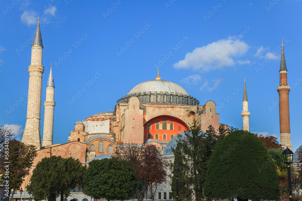 Hagia sophia mosque in istanbul