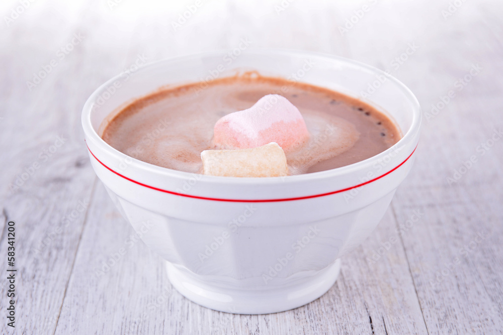 hot chocolate with marshmallows hot chocolate with marshmallows