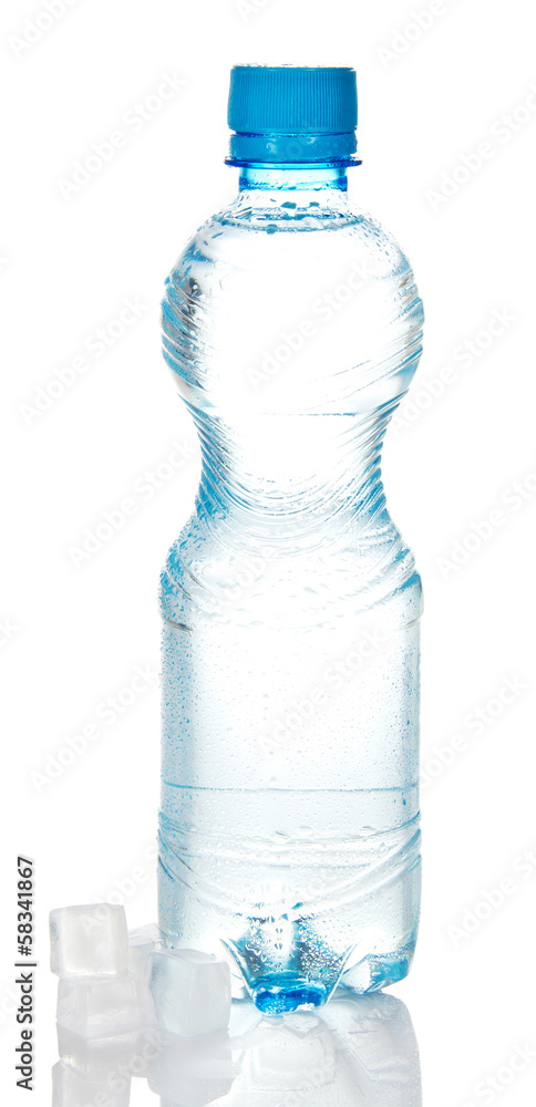 Plastic bottle with water Plastic bottle with water