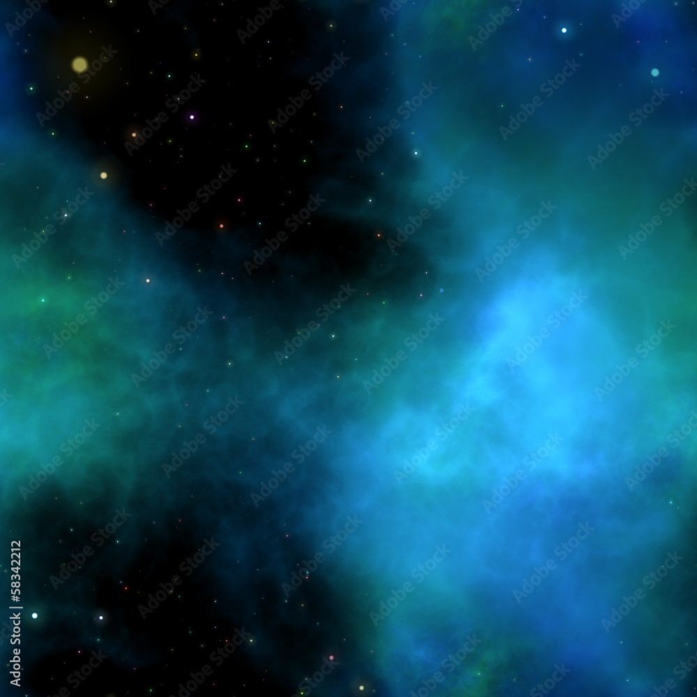 small stars in a sky on space color backgrounds