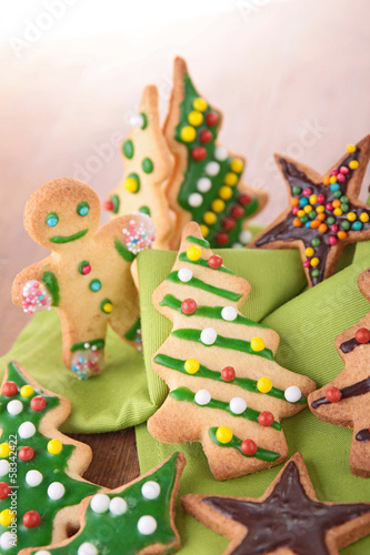 assortment of christmas cookie