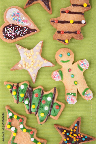 assortment of christmas cookie © M.studio