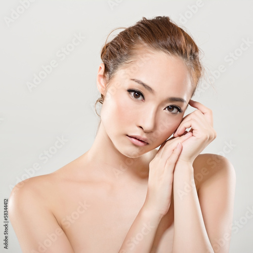 Asian beauty face portrait