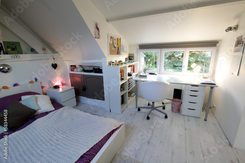 chambre à coucher adolescente