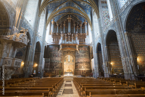 Albi  France   cathedral  interior