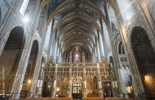 Albi  France   cathedral  interior