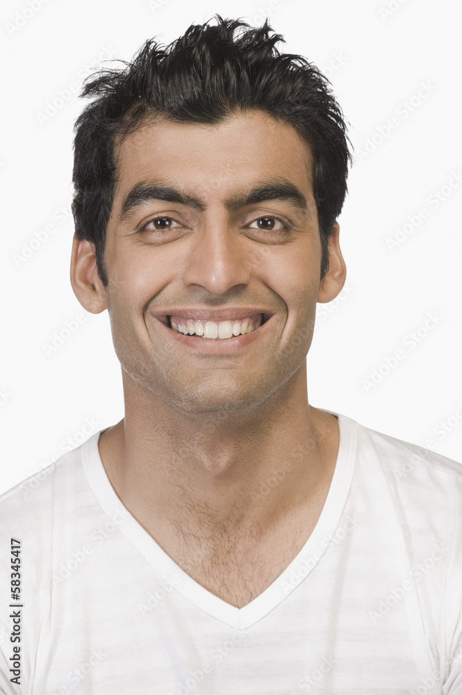 Portrait of a man smiling Portrait of a man smiling