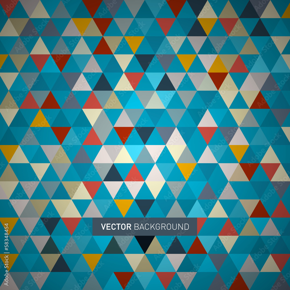 Abstract Blue Triangle Background Abstract Blue Triangle Background