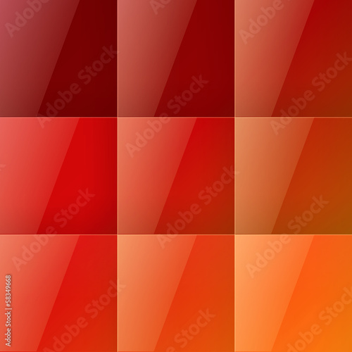 Red squares abstract background