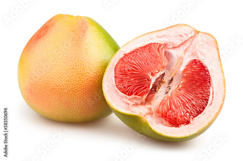pomelo cut