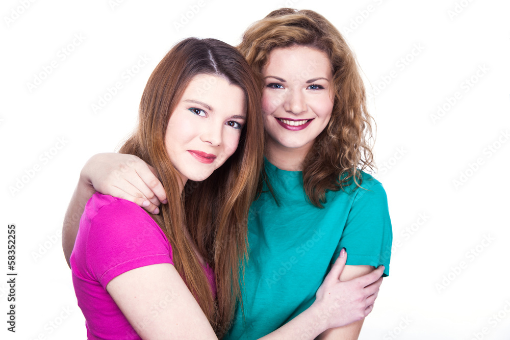 Two young women friends Two young women friends
