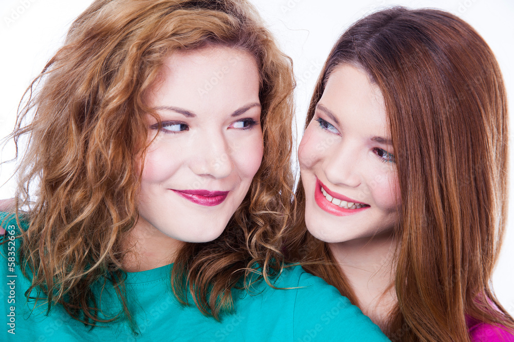 Two young women friends Two young women friends