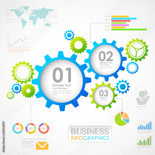 Industrial Infographics Chart