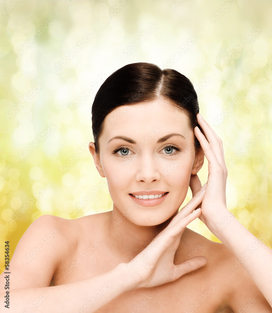 smiling young woman smiling young woman