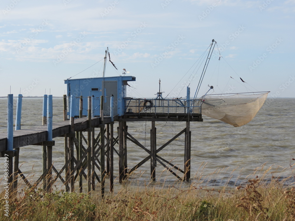 Marsilly - Baie de l'Aiguillon - Carrelet Marsilly - Baie de l'Aiguillon - Carrelet