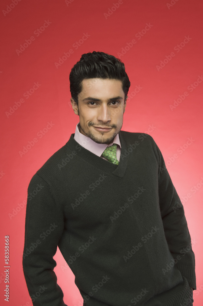 Obraz premium Portrait of a businessman smiling