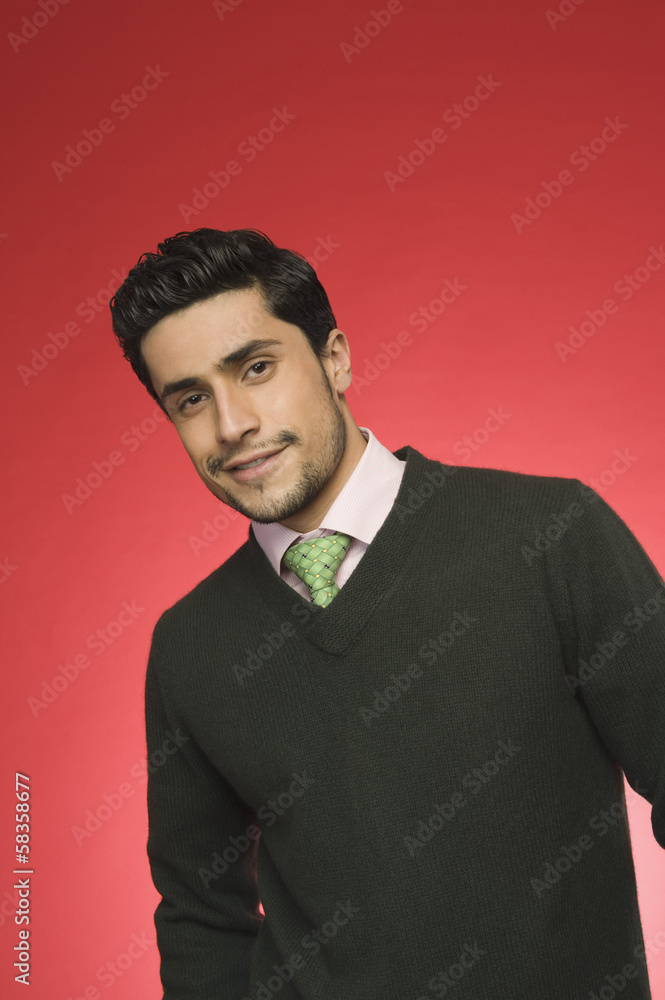 Portrait of a businessman smiling Portrait of a businessman smiling