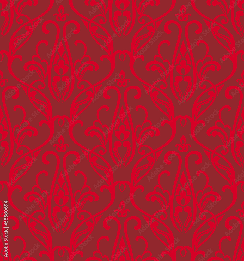 Damask seamless vector pattern Damask seamless vector pattern