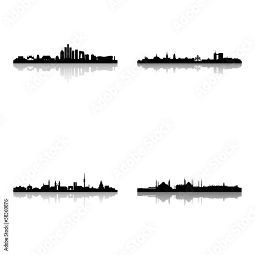 Buildings silhouettes